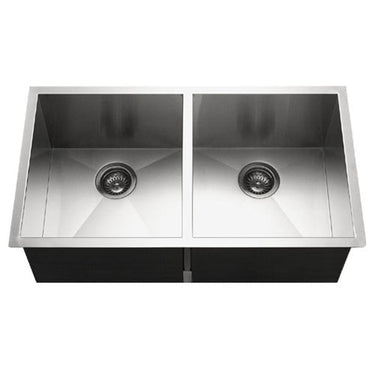 Houzer Contempo Series Undermount Stainless Steel 50/50 Double Bowl Kitchen Sink Kitchen Sink - Undermount Houzer
